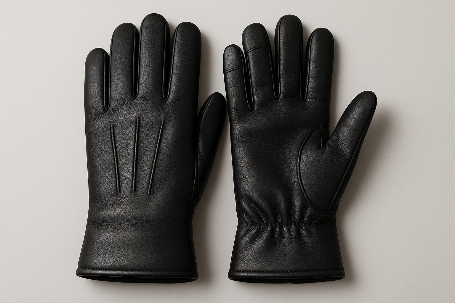 Executive leather gloves