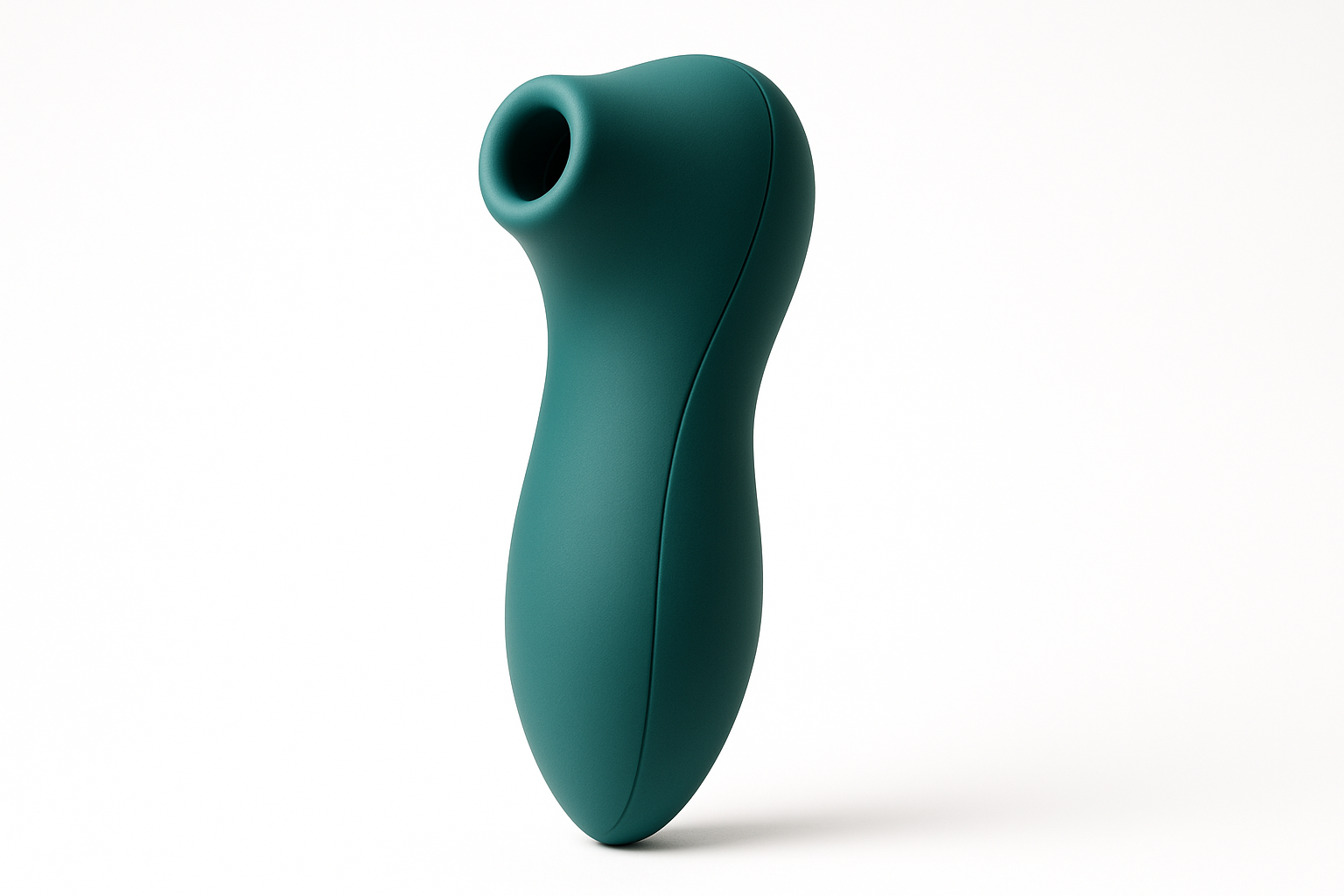 Teal Wave Clitoral Suction Vibrator - Air Pulse Technology