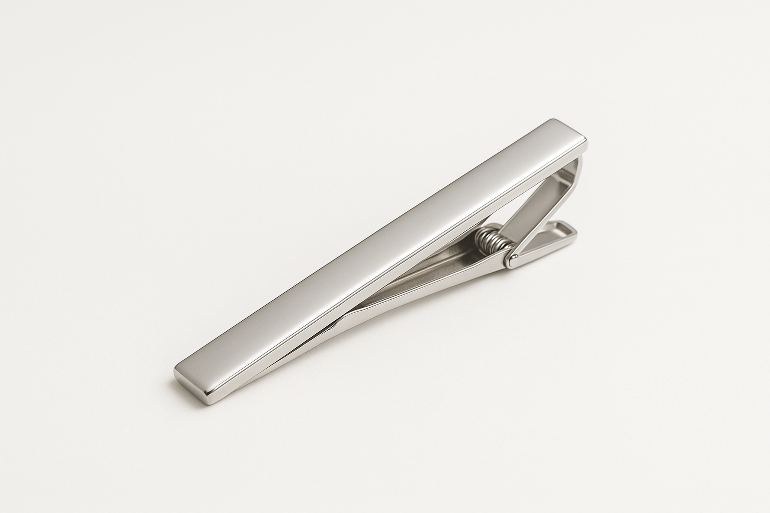 Men's Professional Silver Tie Clip