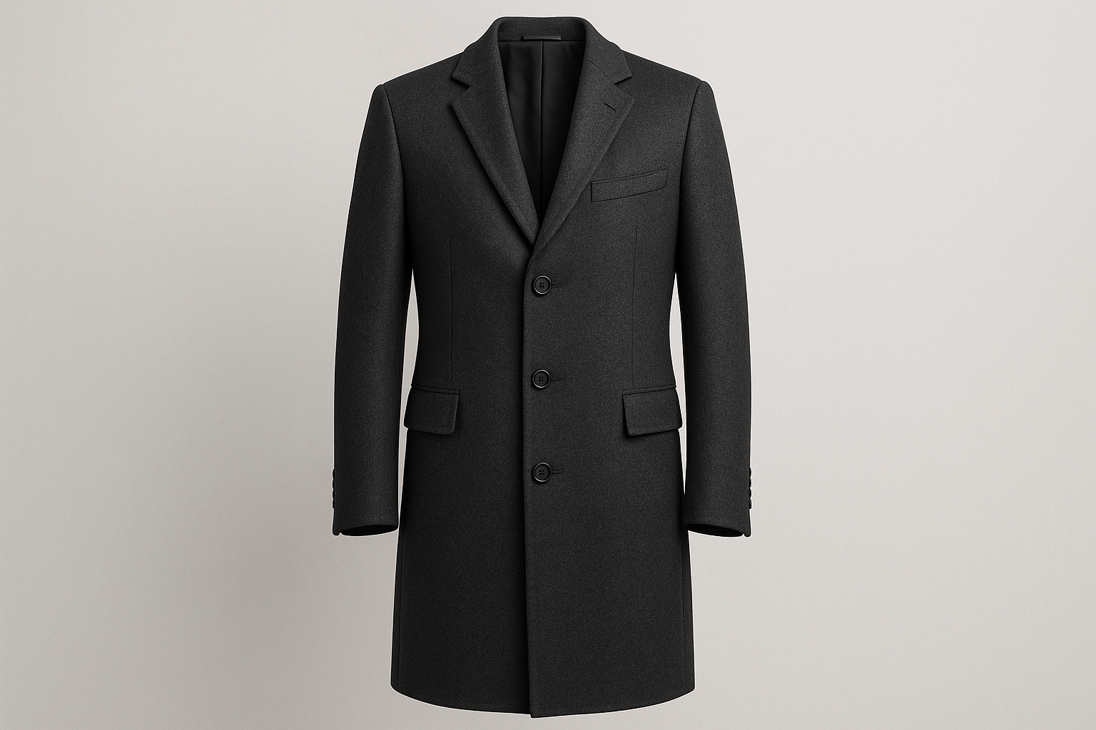 Men's professional wool business coat