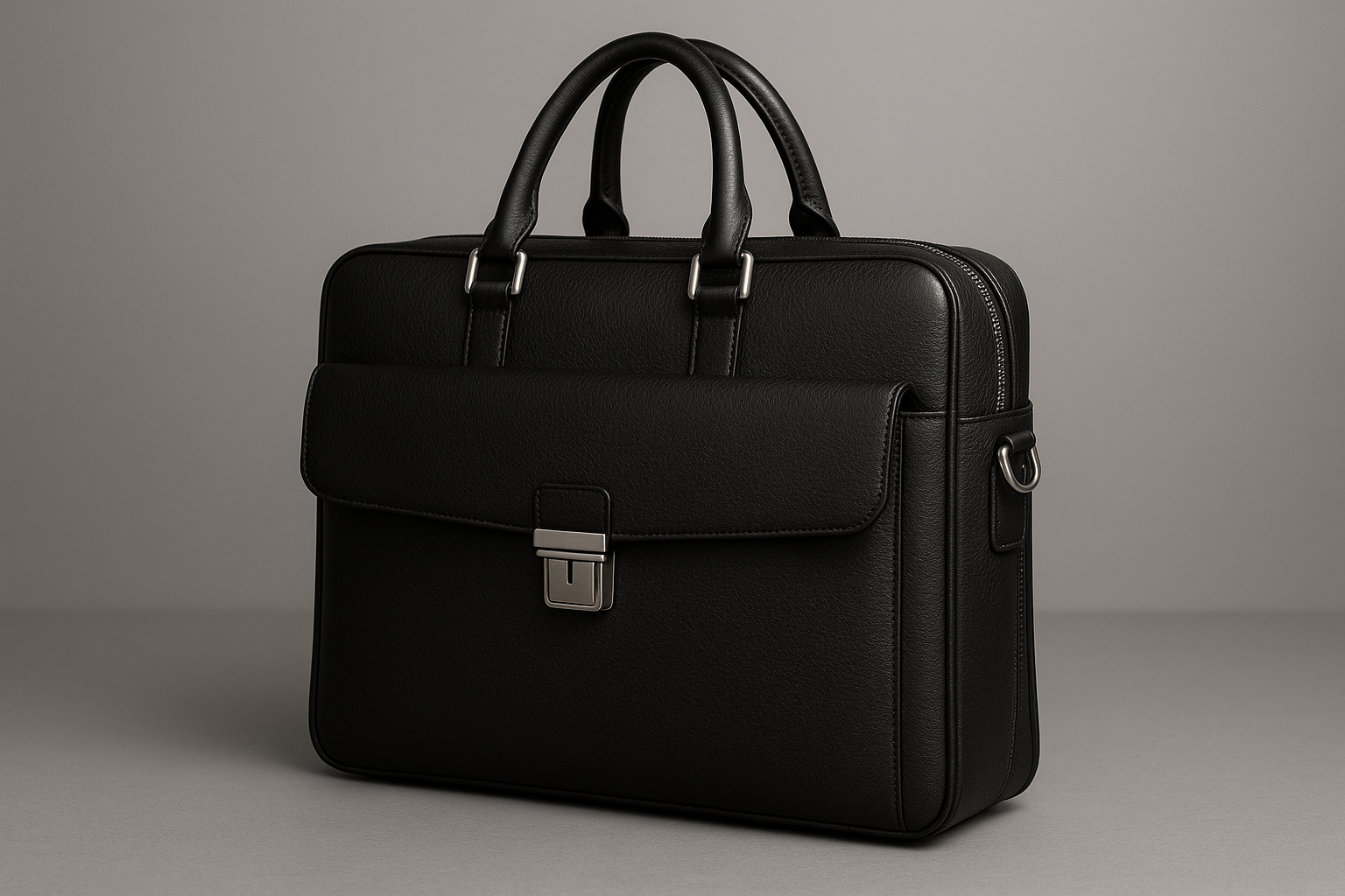 Professional leather briefcase