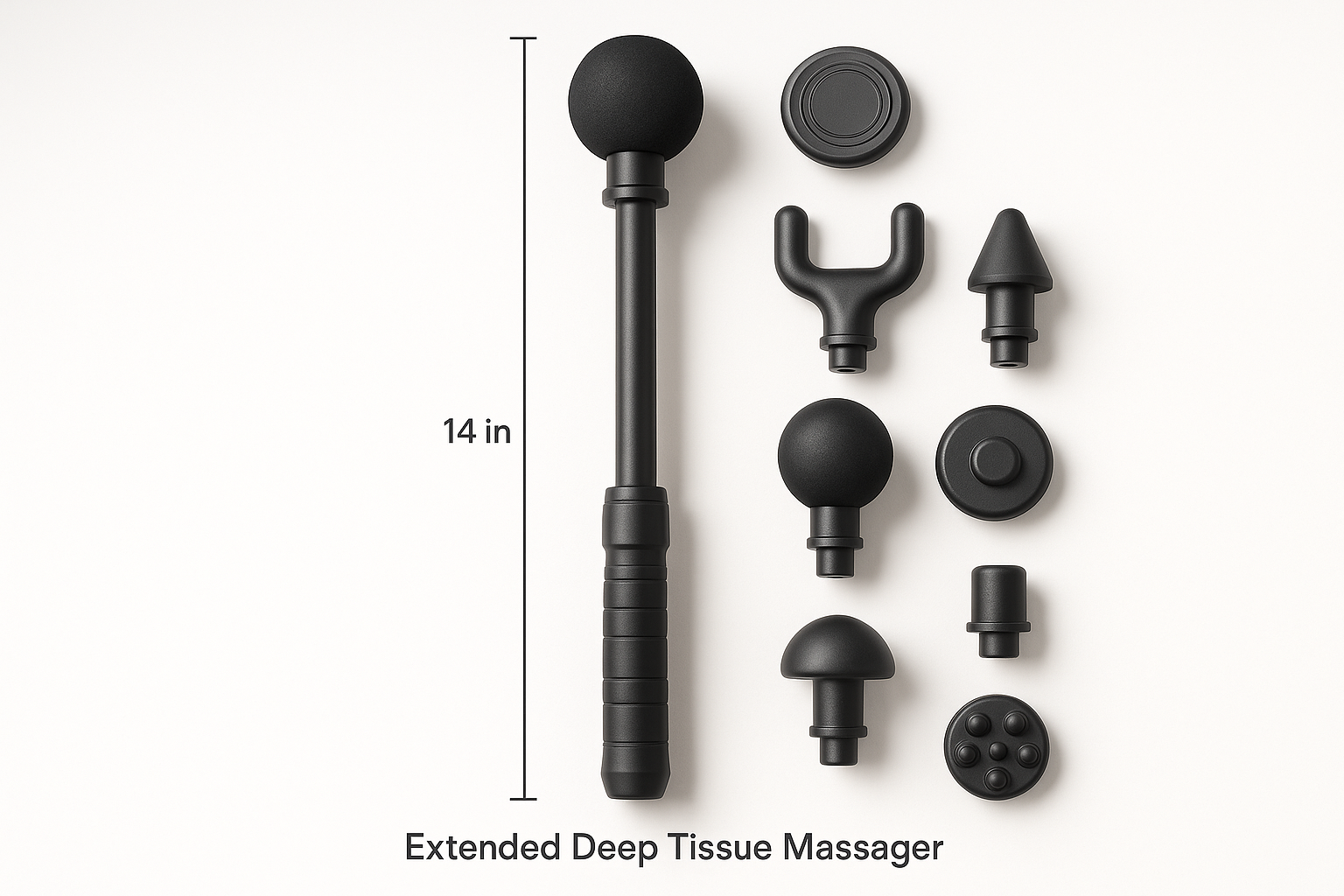 Ultra Rigid Extended Deep Tissue Massager